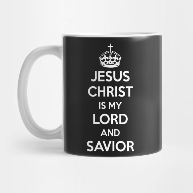 Jesus Christ is my Lord and Savior (white text) by VinceField